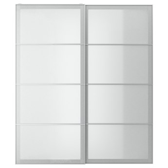 IKEA SVARTISDAL Drzwi przesuwne, biały imitacja papieru, 200x236 cm