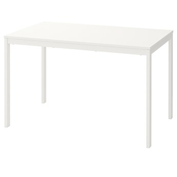 IKEA VANGSTA Stół rozkładany, Biały, 120/180x75 cm