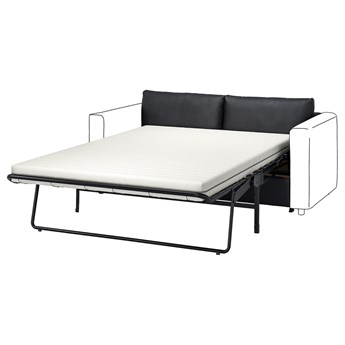 IKEA VIMLE Sekcja 2-os sofa rozkładana, Grann/Bomstad czarny, Wysokość łóżka: 53 cm