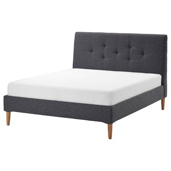 IKEA IDANÄS Tapicerowana rama łóżka, Gunnared ciemnoszary, 160x200 cm