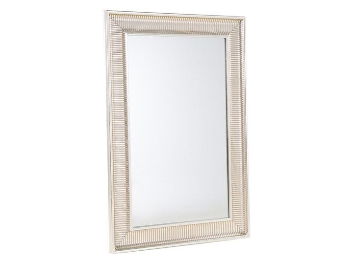 Lustro wiszące złote 60 x 90 cm syntetyczna rama styl nowoczesny glam Ścienne Prostokątne Lustro z ramą Pomieszczenie Sypialnia