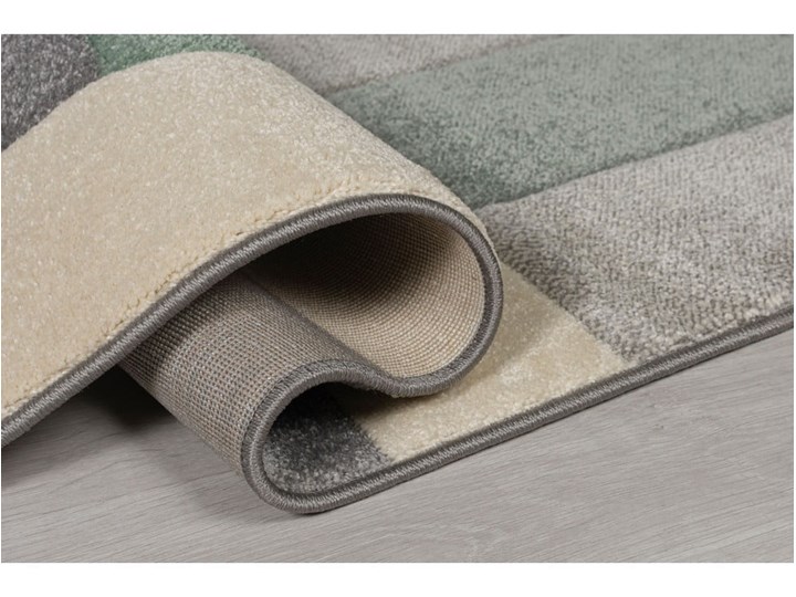 Zielono-szary dywan Flair Rugs Cosmos, 160x230 cm Syntetyk Juta Dywany Prostokątny Kolor Miętowy Kategoria Dywany