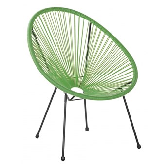 Krzesło rattanowe zielone ACAPULCO II kod: 4251682259590