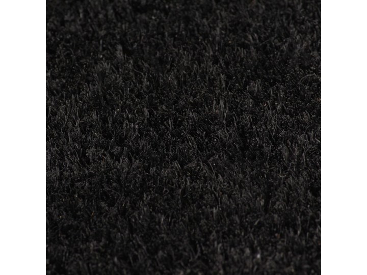 vidaXL Wycieraczka z włókna kokosowego, 17 mm, 100x200 cm, czarna Włókno kokosowe Kolor Czarny