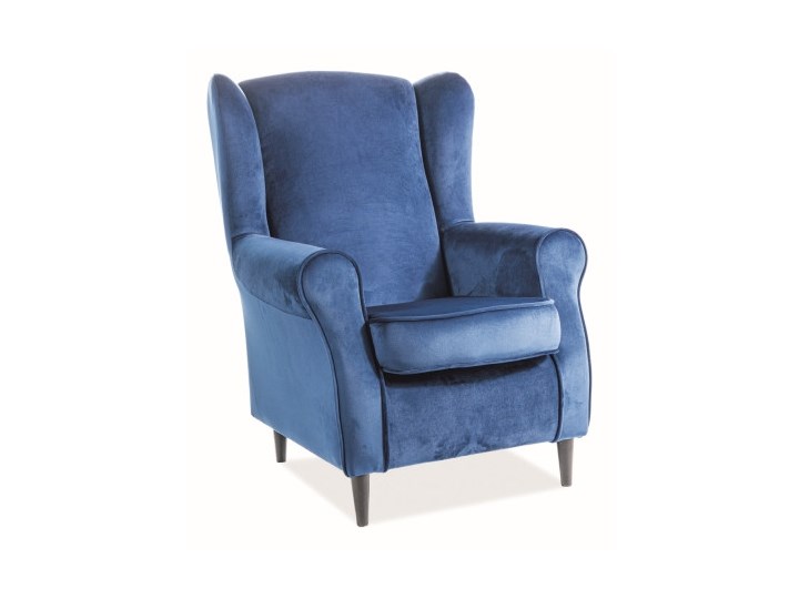 Fotel Uszak Baron Velvet - 9 kolorów antyczny róż Głębokość 53 cm Fotel pikowany Wysokość 53 cm Tworzywo sztuczne Szerokość 75 cm Tkanina Drewno Pomieszczenie Salon Plusz Wysokość 101 cm Styl Klasyczny