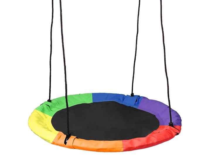 Huśtawka ogrodowa bocianie gniazdo ROMEK kolorowa 60cm Metal Pianka Kategoria Huśtawki dla dzieci