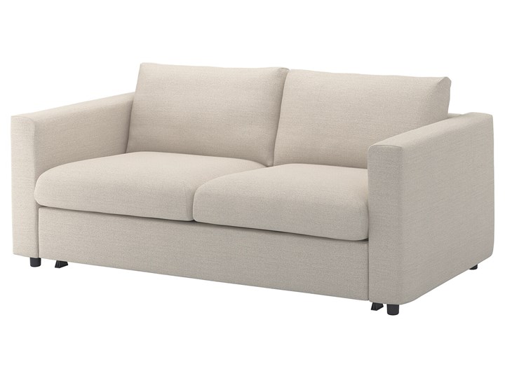 IKEA VIMLE Sofa 2-osobowa rozkładana, Gunnared beżowy, Wysokość łóżka: 53 cm Typ Gładkie Szerokość 190 cm Głębokość 98 cm Wielkość Dwuosobowa