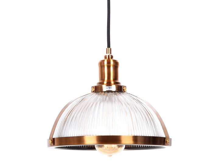 LAMPA WISZĄCA LOFT MOSIĘŻNA BRICO Lampa z kloszem Kategoria Lampy wiszące Chrom Lampa z abażurem Szkło Tkanina Mosiądz Kolor Złoty