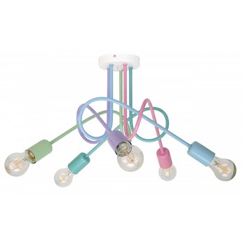 Lampa sufitowa do pokoju dziecka MONDO PASTEL 1001/5M1P