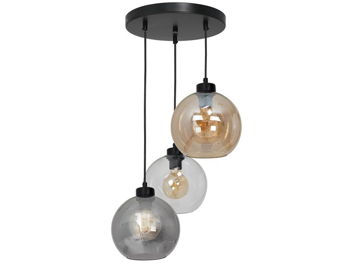Żyrandol na lince SOFIA 3xE27/60W/230V miks Szkło Metal Styl Nowoczesny