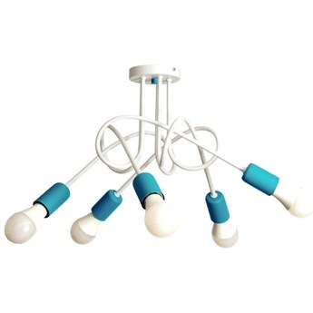 Lampa Sufitowa Mondo 4 Biała Loft do pokoju dziecka