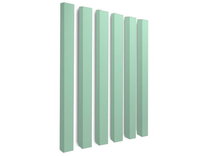 Lamele Pastel 3D – nowoczesny obraz przestrzenny - kompozycja modułowa – 5 dekorów - uniwersalny - ...
