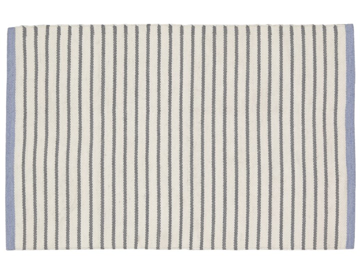 Dywan ogrodowy Catiana PET szary w paski 60 x 90 cm Prostokątny Kolor Syntetyk Dywany 60x90 cm Kategoria Dywany
