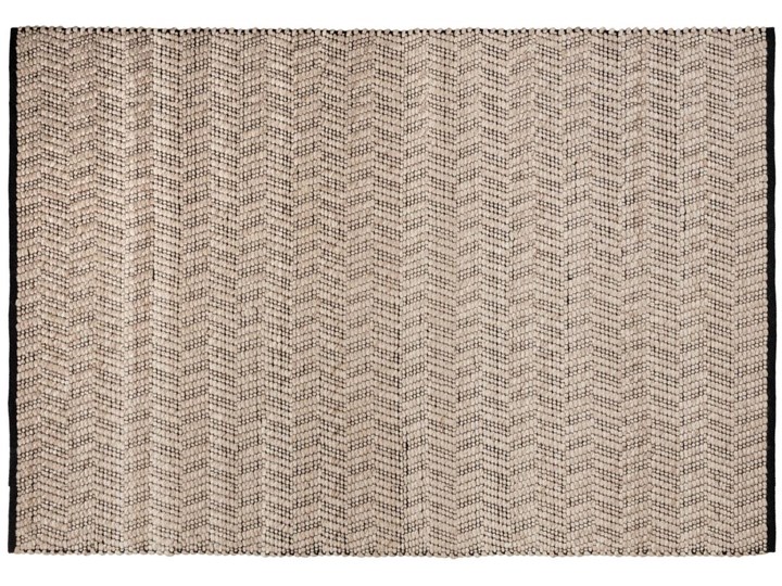 Dywan Neida szaro-beżowy 160 x 230 cm Wełna Prostokątny Kategoria Dywany Wiskoza 160x230 cm Dywany Pomieszczenie Salon