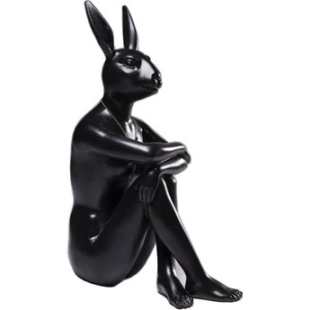 Figurka dekoracyjna Gangster Rabbit 26x39 cm czarna