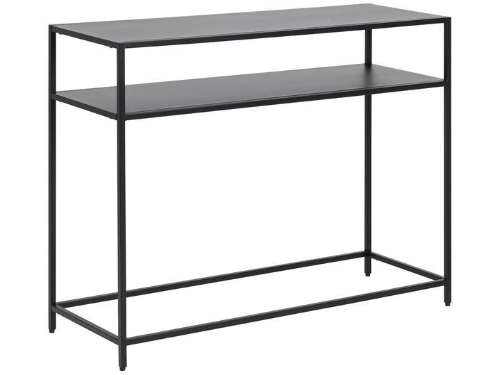 Konsola Lafontain 100x35 cm czarna Szerokość 100 cm Kolor Czarny Kolor Biały