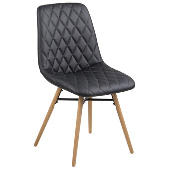 Krzesło Faughn 46x85 cm czarne