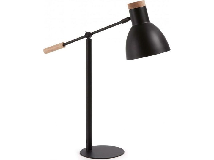 Lampa stołowa Tescarle czarna Lampa biurkowa Metal Kolor Czarny