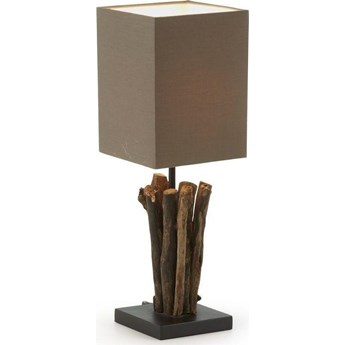 Lampa stołowa brązowa 15x44 cm