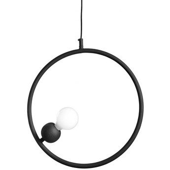 Lampa wisząca metalowa czarna 40x42 cm