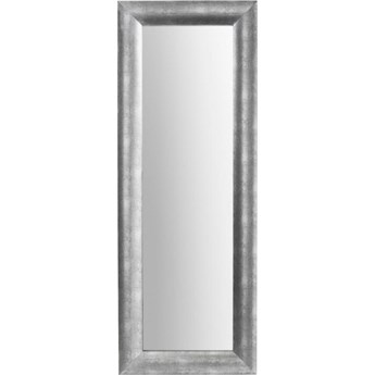 Lustro Misty z litego drewna ayous 59 x 159 cm srebrne