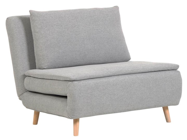 Sofa rozkładana Khina 104 cm jasnoszara Kategoria Sofy i kanapy Amerykanka Pomieszczenie Pokój nastolatka