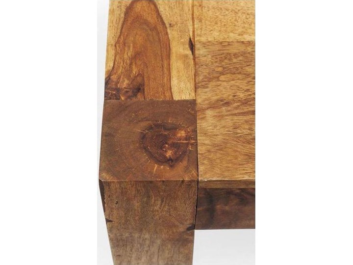 Stół Authentico 160x80 cm brązowy Wysokość 75 cm Szerokość 160 cm Drewno Rozkładanie Długość 160 cm Styl Industrialny