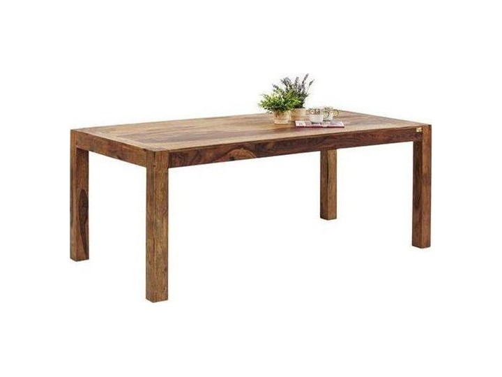 Stół Authentico 160x80 cm brązowy Drewno Wysokość 75 cm Pomieszczenie Stoły do jadalni