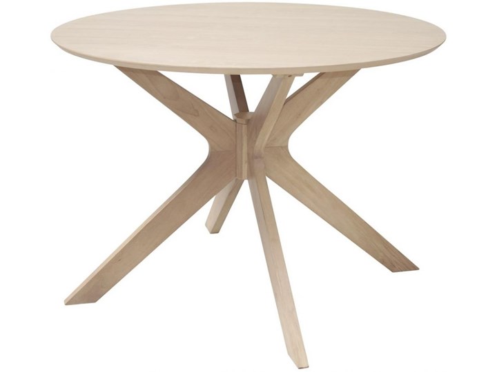 Stół bielony fornirowany dąb Ø105x75 cm