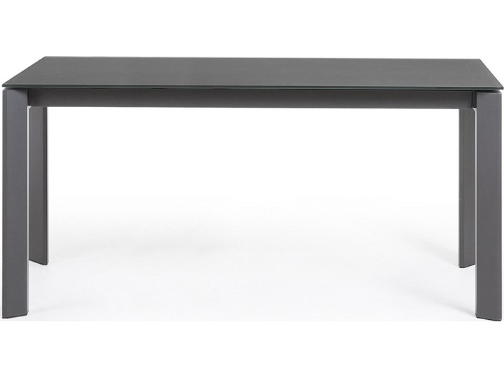 Stół rozkładany Axis szary Szkło Wysokość 76 cm Stal Kategoria Stoły kuchenne Styl Minimalistyczny
