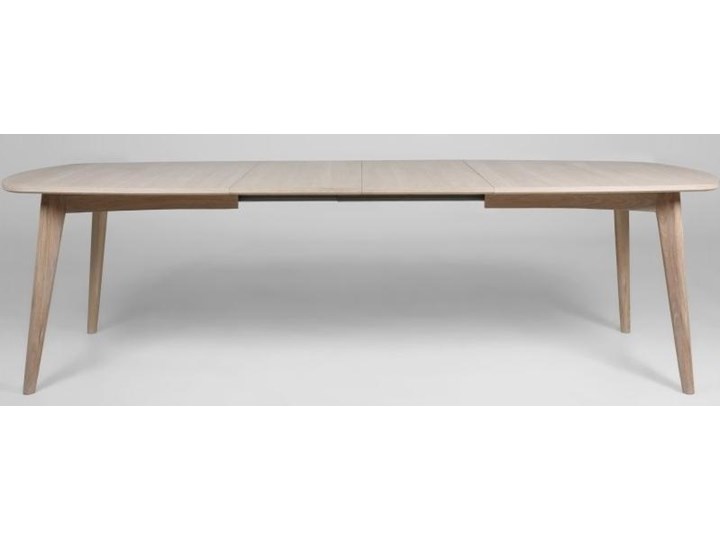 Stół rozkładany Marte 180-270x102 cm bielony Drewno Wysokość 76 cm Długość po rozłożeniu 270 cm