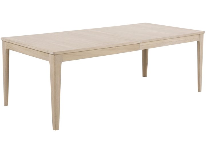 Stół rozkładany Jaramillo 220x100 cm bielony Długość(n) 220 cm Drewno Rozkładanie Rozkładane