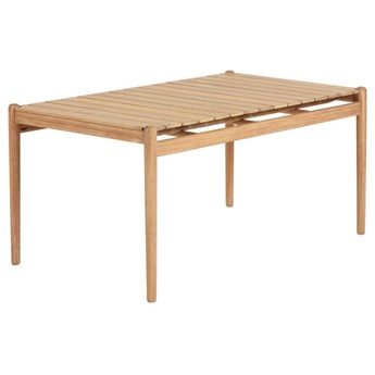 Stół Simja z litego drewna eukaliptusowego 160 x 90 cm