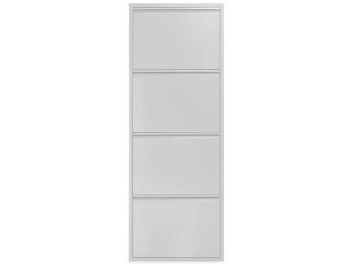 Regal na buty Ode 50 x 136 cm 4 drzwi bialy Stal Metal Kategoria Szafki i regały