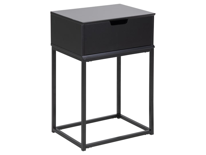 Szafka nocna Eavey Bed 40x62 cm czarna Kolor Czarny Pomieszczenie Sypialnia