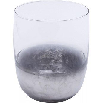 Szklanka Ø8x10 cm transparentno szara