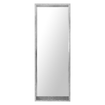 Lustro ścienne wiszące srebrne 50 x 140 cm