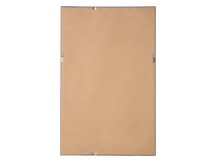 Lustro wiszące ścienne ciemnobrązowe 60 x 91 cm dekoracyjne Prostokątne Lustro z ramą Kolor Brązowy