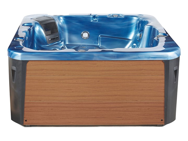 Wanna ogrodowa niebieska akrylowa zewnętrzne spa z LED i hydromasażem Kategoria Jacuzzi