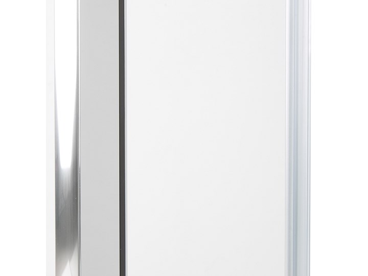 Kabina prysznicowa srebrna szkło hartowane aluminum podwójne drzwi 80x90x185cm nowoczesny design Kwadratowa Rodzaj drzwi Rozsuwane