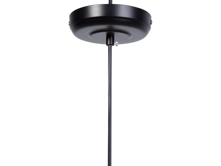 Lampa sufitowa wisząca czarna metalowy klosz industrialny design sypialnia kuchnia Lampa druciana Lampa z kloszem Kolor Czarny