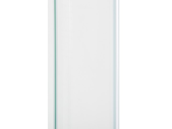 Kabina prysznicowa srebrna szkło hartowane aluminum podwójne drzwi półokrągłe 90x90x185cm nowoczesny design Narożna Rodzaj drzwi Rozsuwane