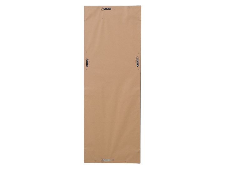 Lustro ścienne wiszące złote 51 x 141 cm ozdobne salon sypialnia Lustro z ramą Prostokątne Kolor Złoty