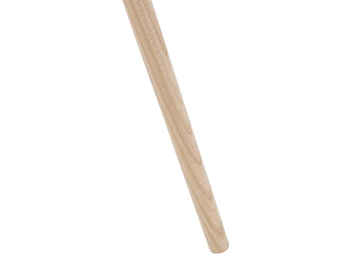 Beliani Lampa stojąca szara jasne drewno dębowe 142 cm trójnóg okrągły abażur nowoczesna Lampa z abażurem Pomieszczenie Sypialnia Lampa sztalugowa Styl Skandynawski