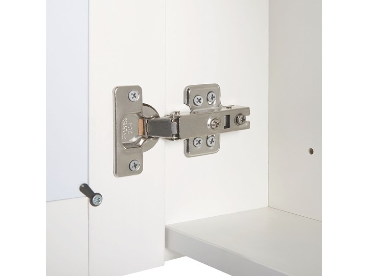 Szafka wisząca z lustrem i oświetleniem LED biała 40 x 60 cm nowoczesna Głębokość 12 cm Szafki Szerokość 40 cm Płyta MDF Szkło Wiszące Kolor Biały