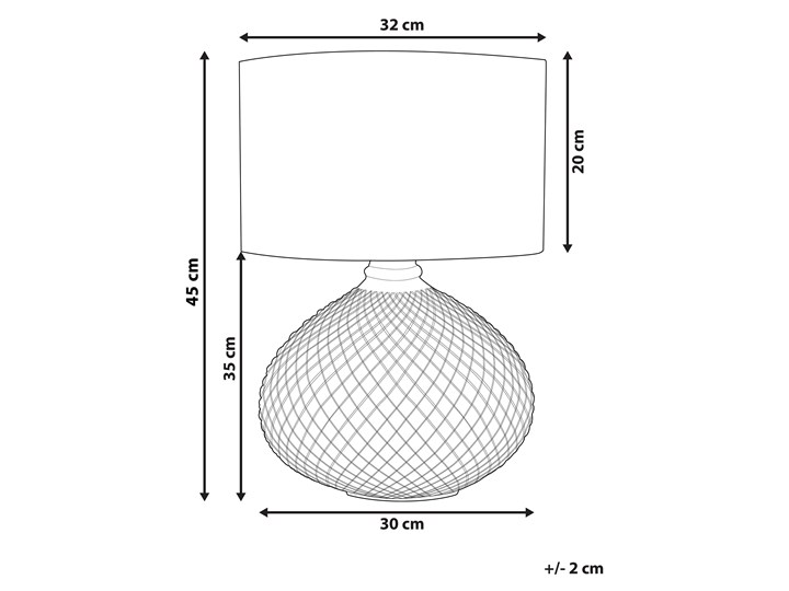 Lampa stołowa srebrna biała 55 cm szklana podstawa wysoki połysk glamour Kategoria Lampy stołowe Lampa nocna Kolor Srebrny