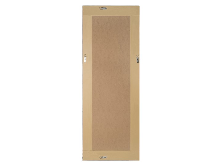Lustro wiszące ścienne czarne 50 x 130 cm dekoracyjne Prostokątne Lustro z ramą Styl Nowoczesny Pomieszczenie Przedpokój