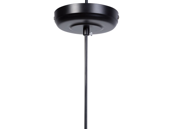 Lampa sufitowa wisząca czarna metalowa okrągły klosz industrialna kuchnia sypialnia Lampa inspirowana Kolor Czarny Lampa druciana Styl Industrialny