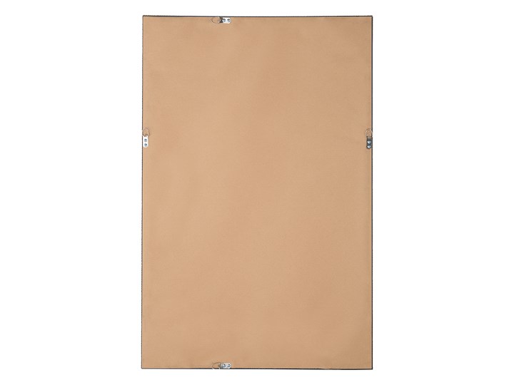 Lustro ścienne wiszące złote 60 x 90 cm dekoracyjne Lustro z ramą Prostokątne Pomieszczenie Sypialnia