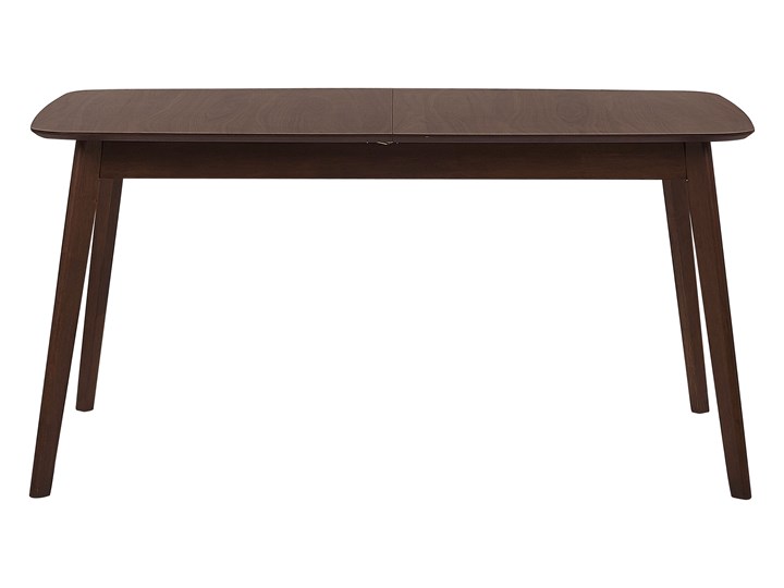 Stół do jadalni ciemne drewno 150 x 90 cm prostokątny styl retro Długość 150 cm Płyta MDF Styl Vintage